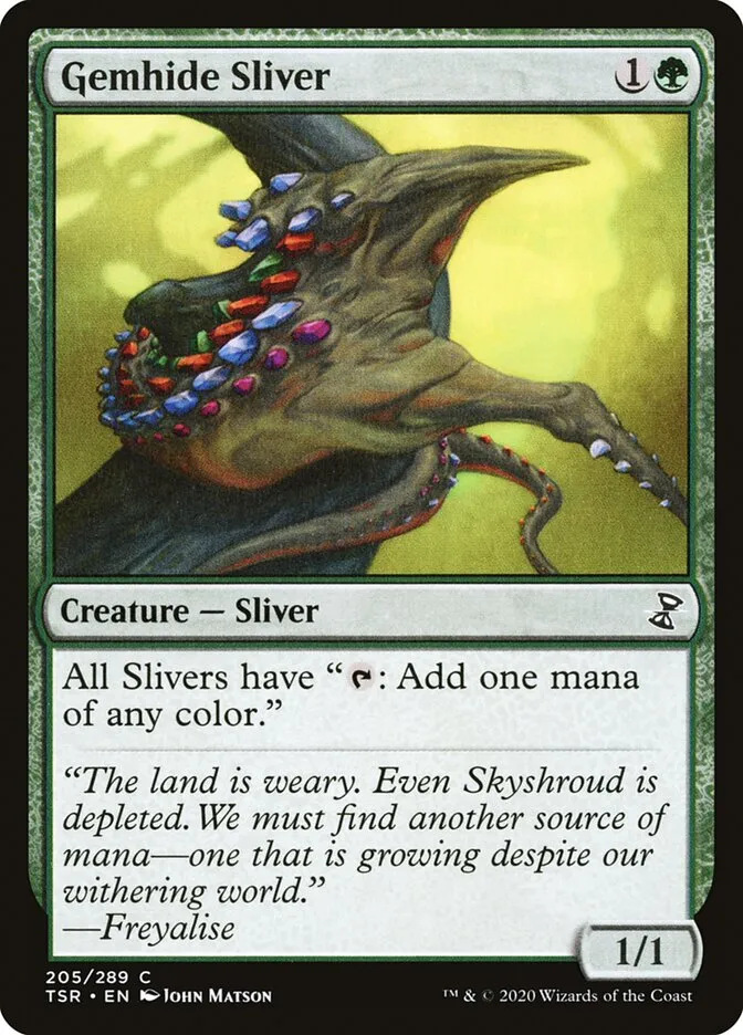 2021 Time Spiral Remastered Gemhide Sliver #205 common card image