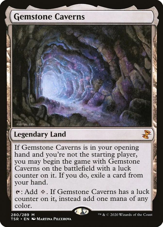 2021 Time Spiral Remastered Gemstone Caverns #280 mythic card image
