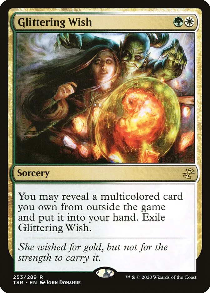 2021 Time Spiral Remastered Glittering Wish rare #253 rare card image