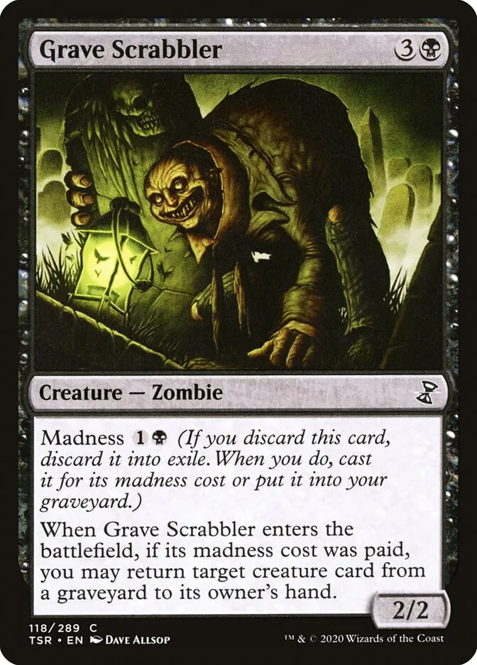 2021 Time Spiral Remastered Grave Scrabbler #118 common card image