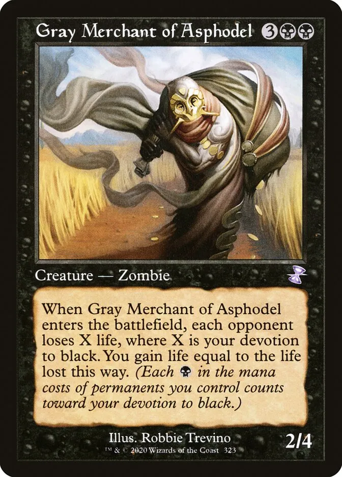 2021 Time Spiral Remastered Gray Merchant of Asphodel special #323 special card image