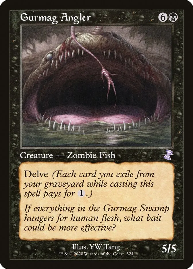 2021 Time Spiral Remastered Gurmag Angler special #324 special card image
