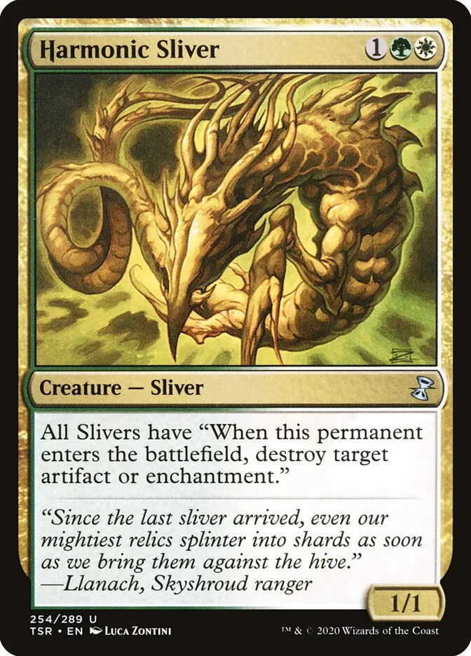 2021 Time Spiral Remastered Harmonic Sliver #254 uncommon card image