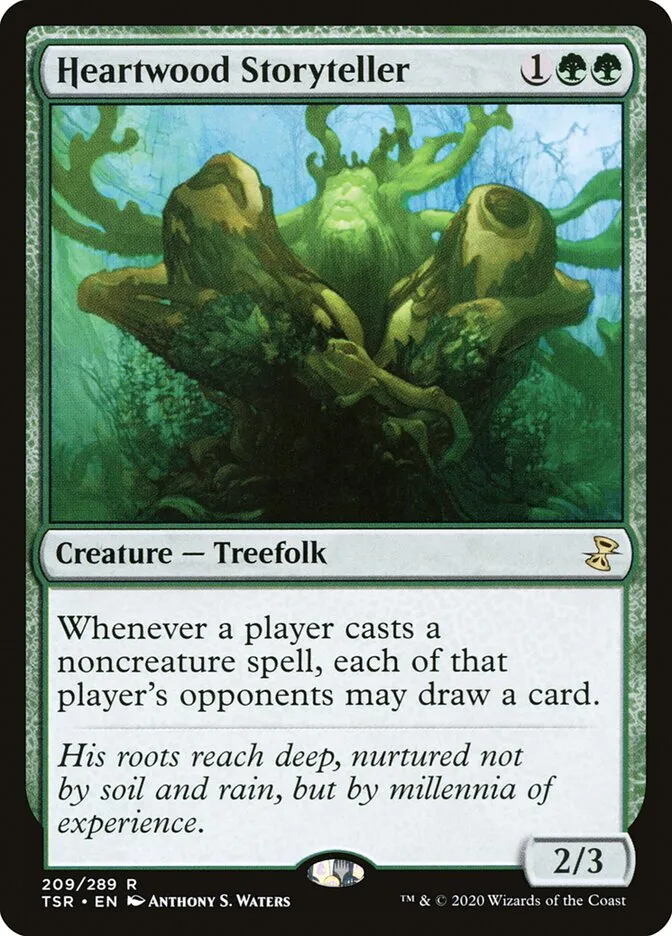 2021 Time Spiral Remastered Heartwood Storyteller rare #209 rare card image