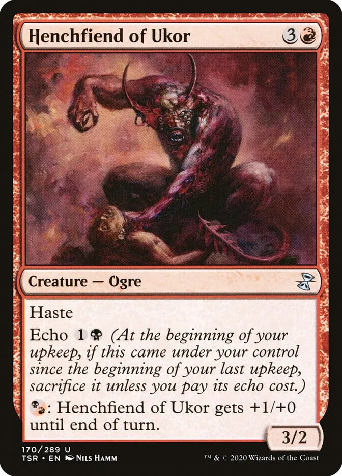 2021 Time Spiral Remastered Henchfiend of Ukor #170 uncommon card image