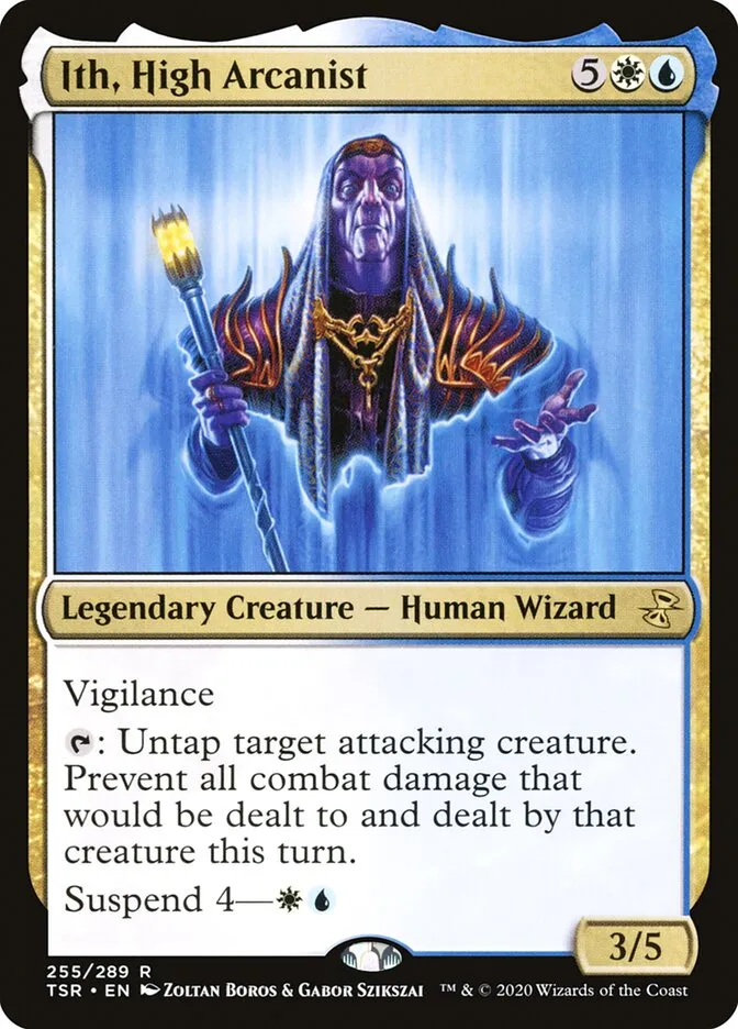 2021 Time Spiral Remastered Ith, High Arcanist rare #255 rare card image