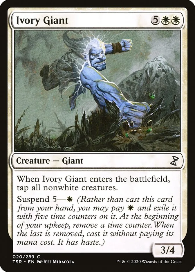 2021 Time Spiral Remastered Ivory Giant common #20 common card image