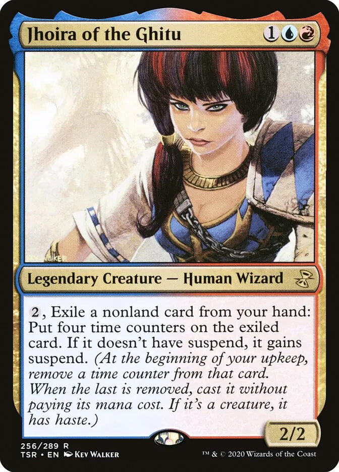2021 Time Spiral Remastered Jhoira of the Ghitu rare #256 rare card image