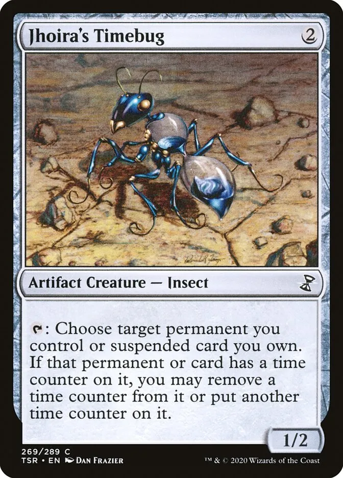 2021 Time Spiral Remastered Jhoira's Timebug #269 common card image
