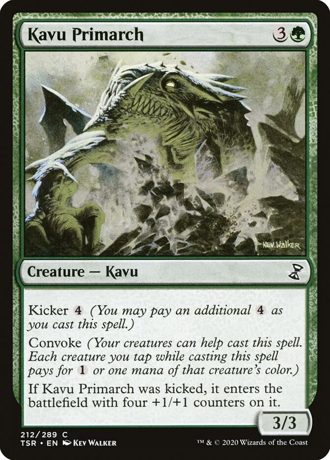 2021 Time Spiral Remastered Kavu Primarch #212 common card image