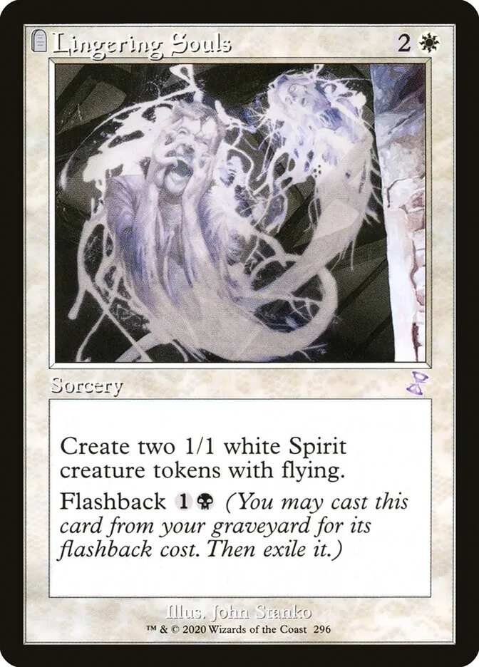 2021 Time Spiral Remastered Lingering Souls special #296 special card image