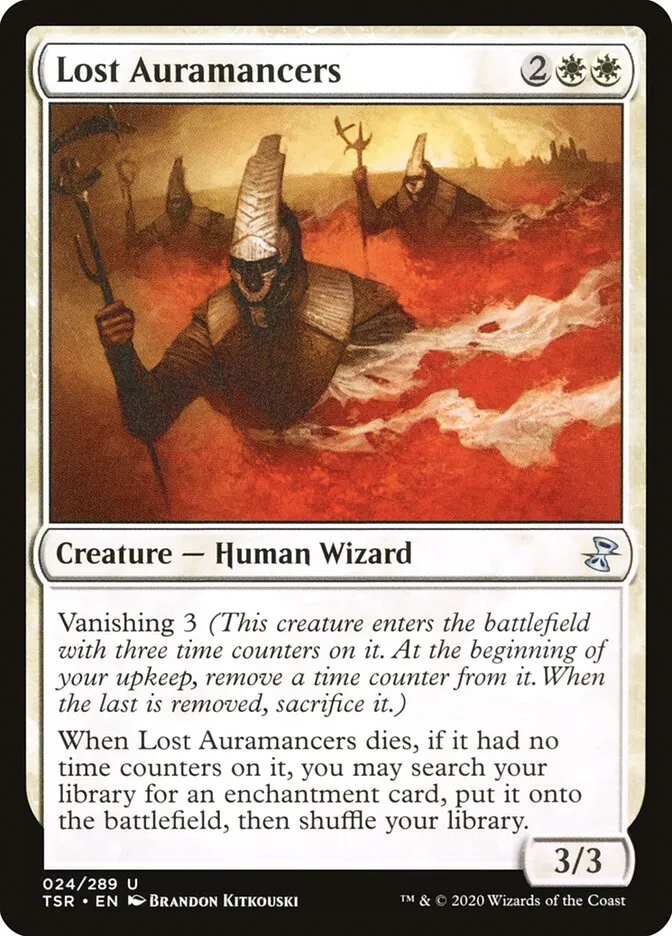 2021 Time Spiral Remastered Lost Auramancers uncommon #24 uncommon card image
