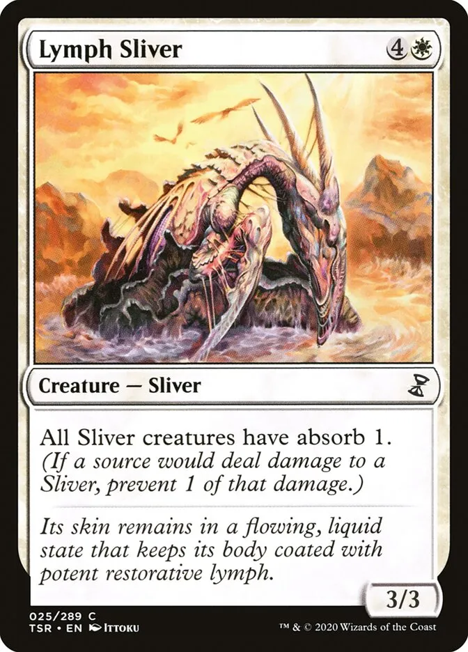 2021 Time Spiral Remastered Lymph Sliver common #25 common card image