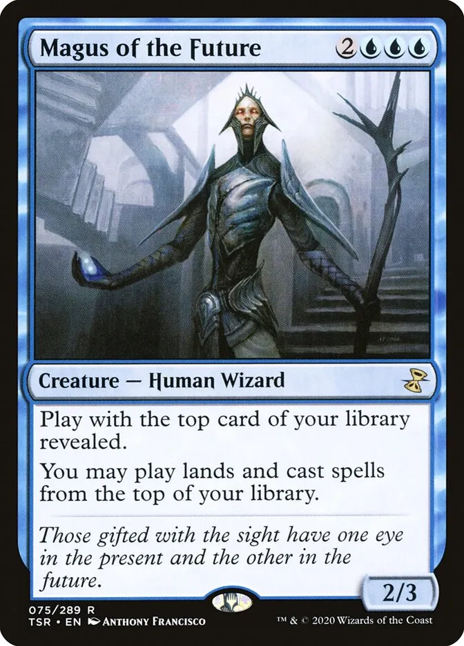 2021 Time Spiral Remastered Magus of the Future rare #75 rare card image