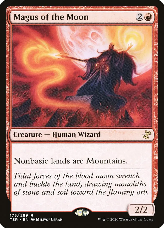 2021 Time Spiral Remastered Magus of the Moon rare #175 rare card image