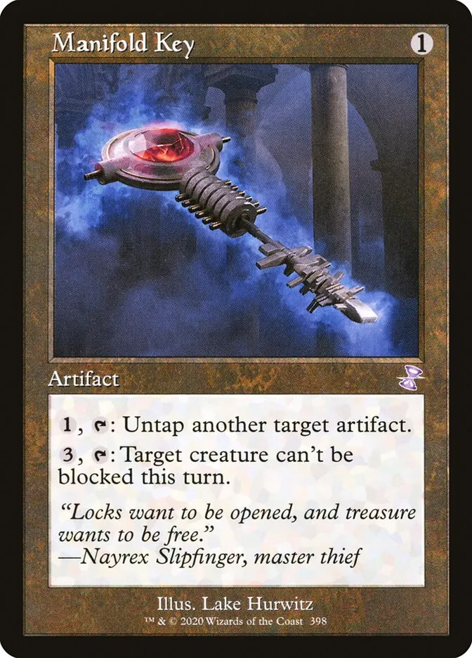 2021 Time Spiral Remastered Manifold Key [Foil] special #398 special card image