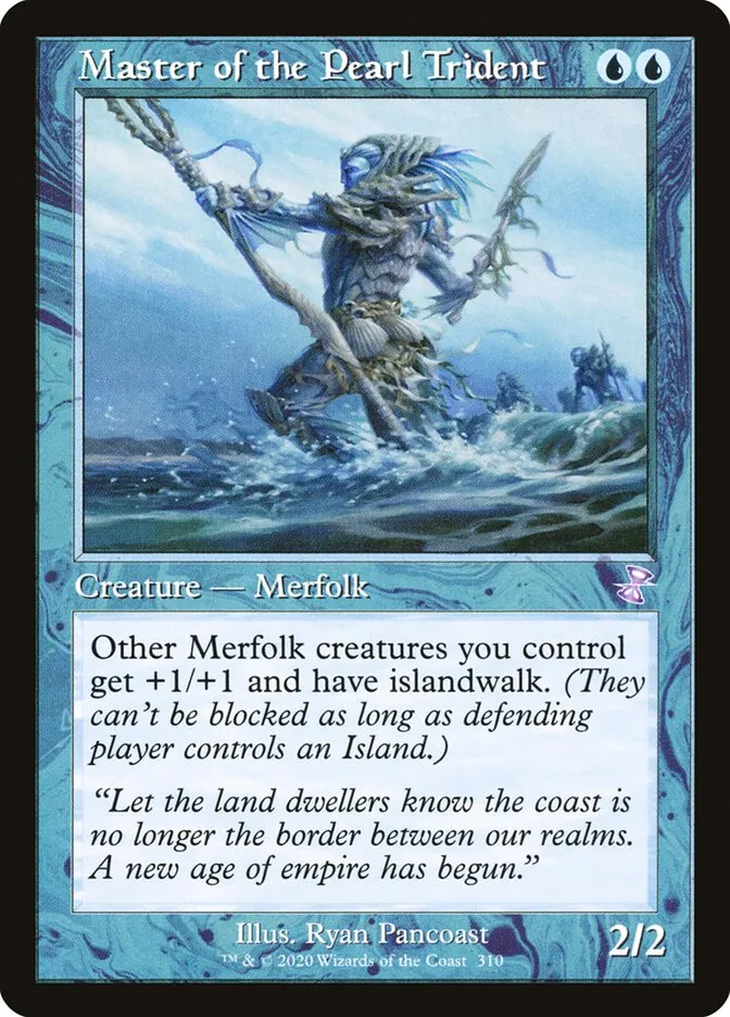 2021 Time Spiral Remastered Master of the Pearl Trident special #310 special card image