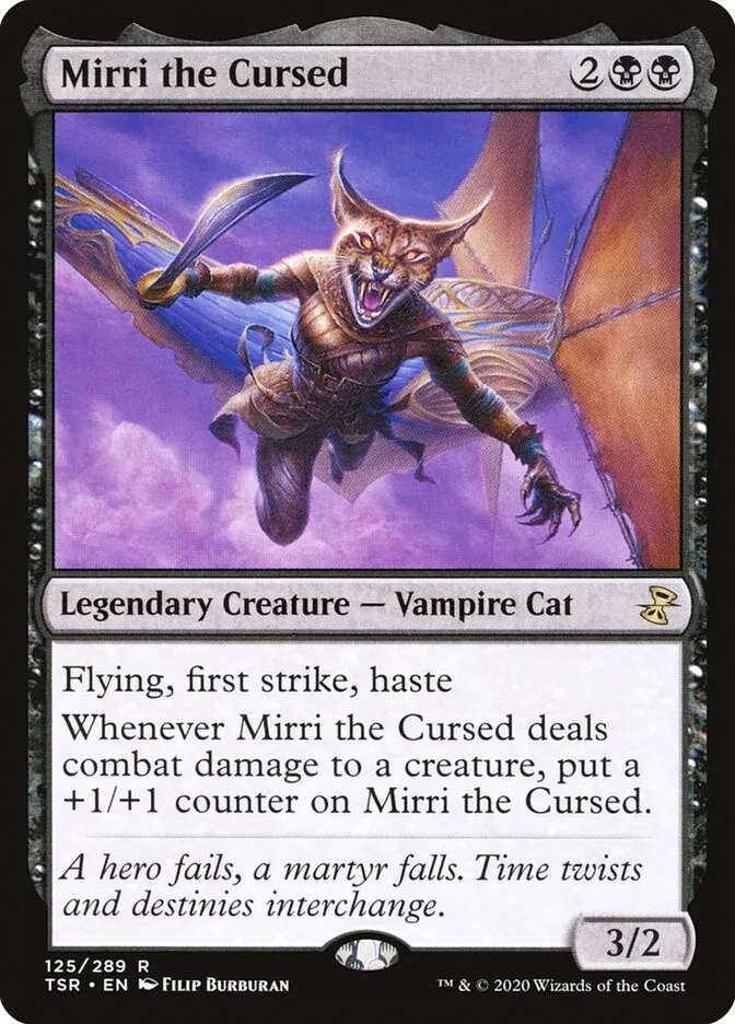 2021 Time Spiral Remastered Mirri the Cursed rare #125 rare card image