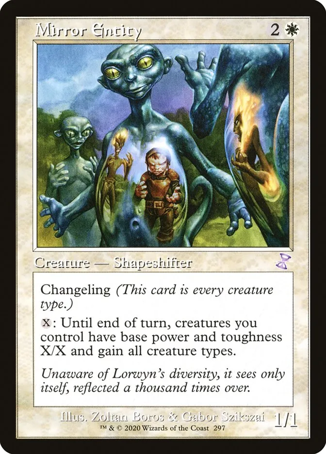 2021 Time Spiral Remastered Mirror Entity special #297 special card image