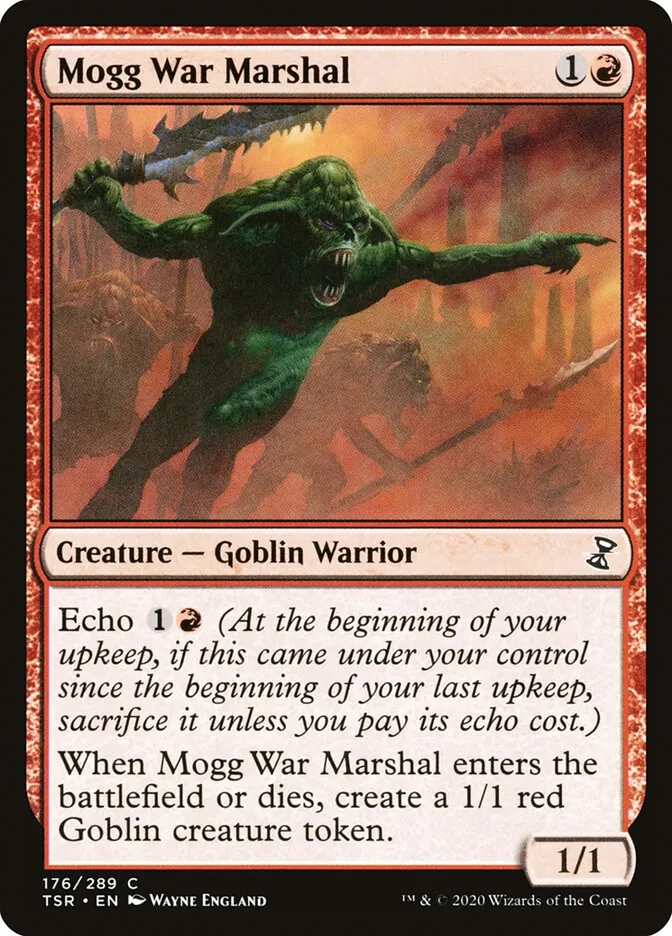 2021 Time Spiral Remastered Mogg War Marshal #176 common card image