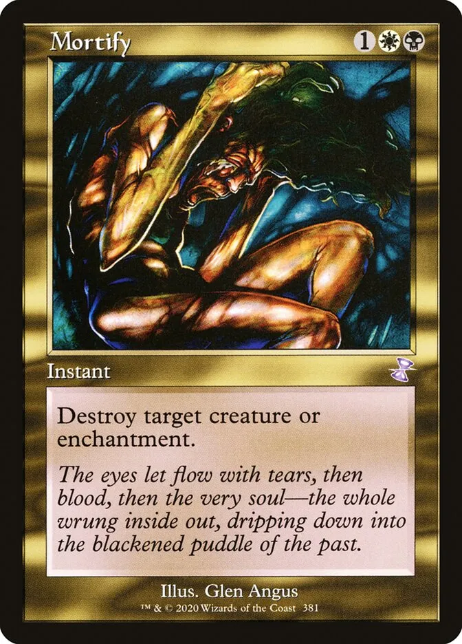 2021 Time Spiral Remastered Mortify special #381 special card image