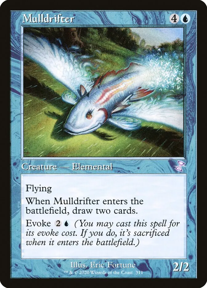 2021 Time Spiral Remastered Mulldrifter special #311 special card image