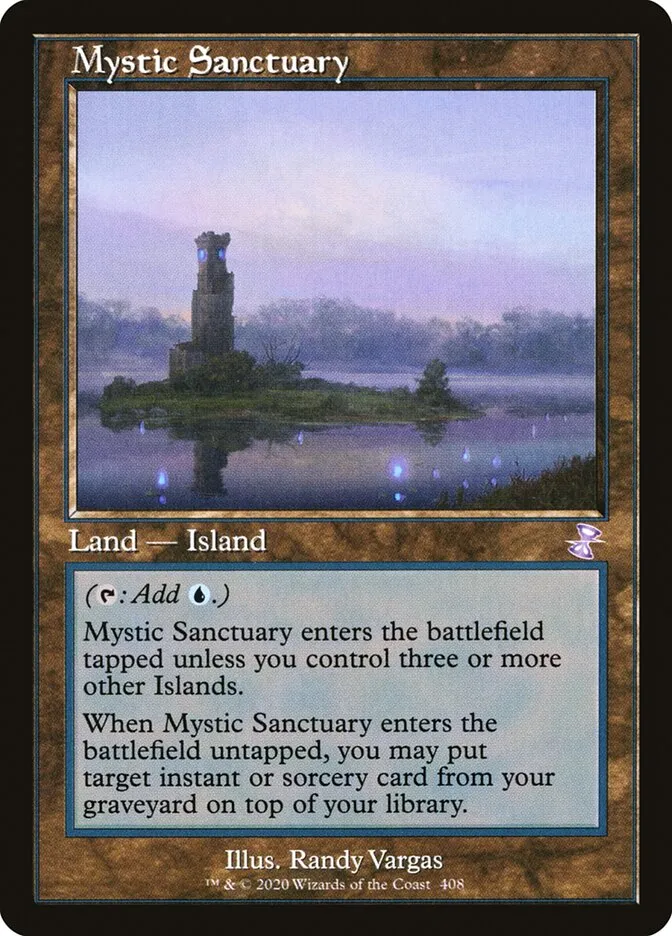 2021 Time Spiral Remastered Mystic Sanctuary #408 special card image