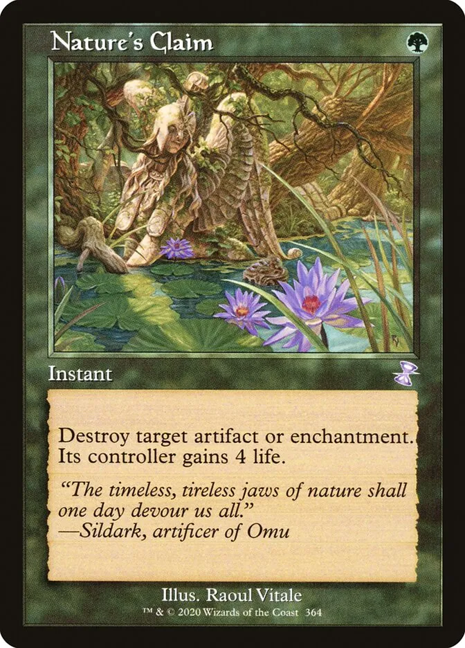 2021 Time Spiral Remastered Nature's Claim #364 special card image