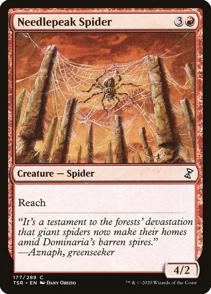 2021 Time Spiral Remastered Needlepeak Spider #177 common card image