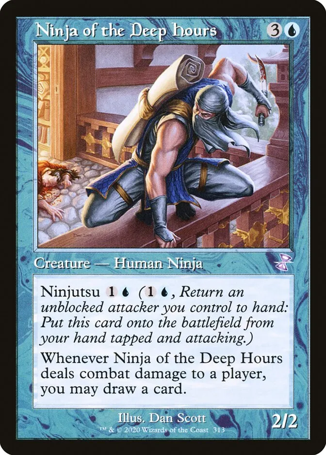 2021 Time Spiral Remastered Ninja of the Deep Hours special #313 special card image