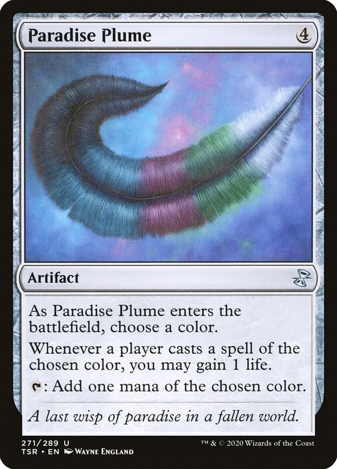 2021 Time Spiral Remastered Paradise Plume #271 uncommon card image