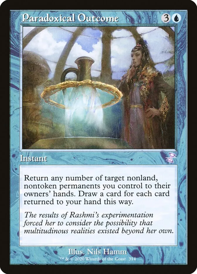 2021 Time Spiral Remastered Paradoxical Outcome special #314 special card image
