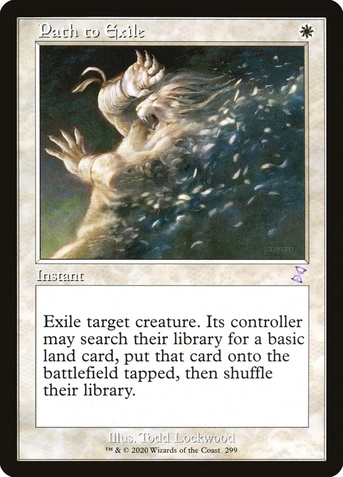 2021 Time Spiral Remastered Path to Exile special #299 special card image