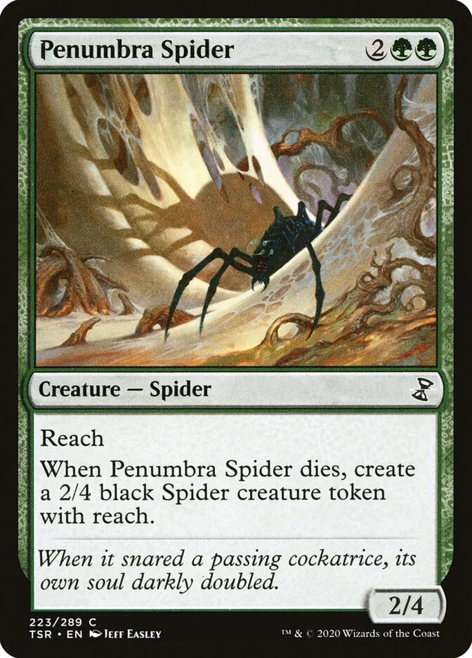 2021 Time Spiral Remastered Penumbra Spider #223 common card image