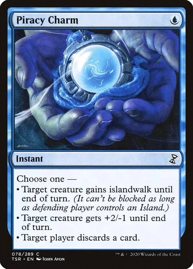 2021 Time Spiral Remastered Piracy Charm common #78 common card image