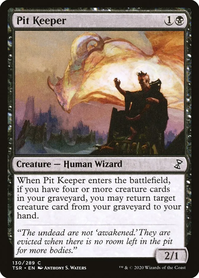 2021 Time Spiral Remastered Pit Keeper common #130 common card image