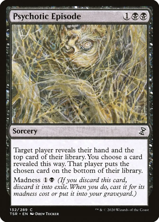 2021 Time Spiral Remastered Psychotic Episode #132 common card image