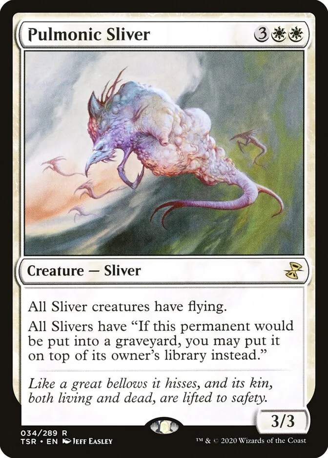 2021 Time Spiral Remastered Pulmonic Sliver rare #34 rare card image