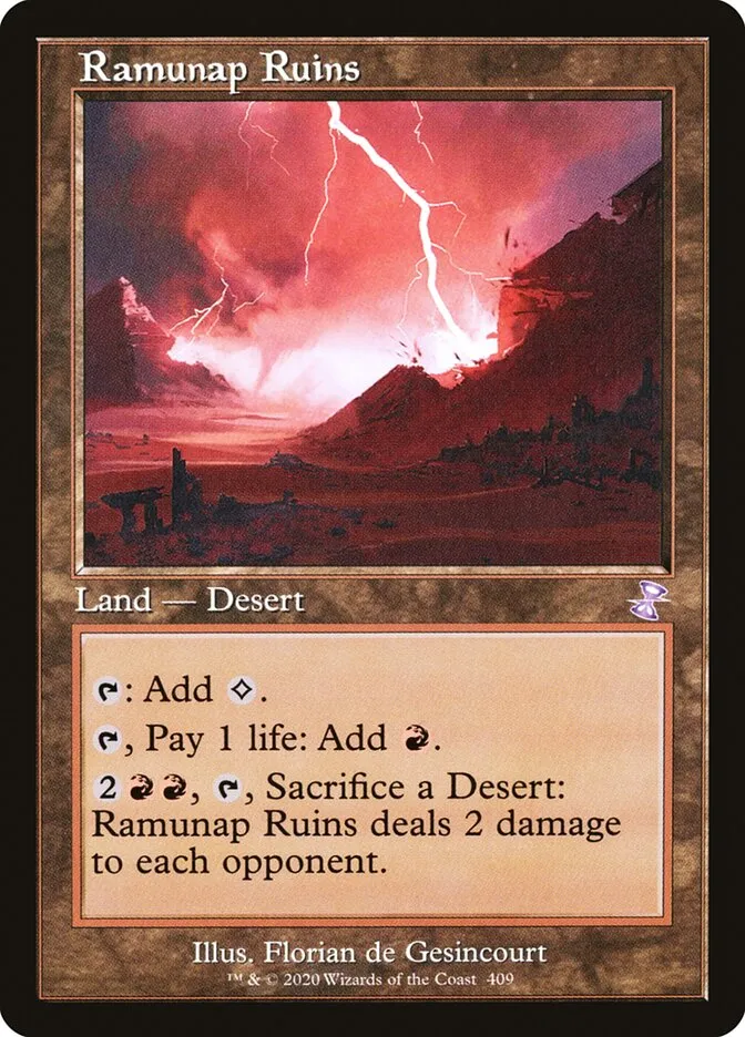 2021 Time Spiral Remastered Ramunap Ruins #409 special card image