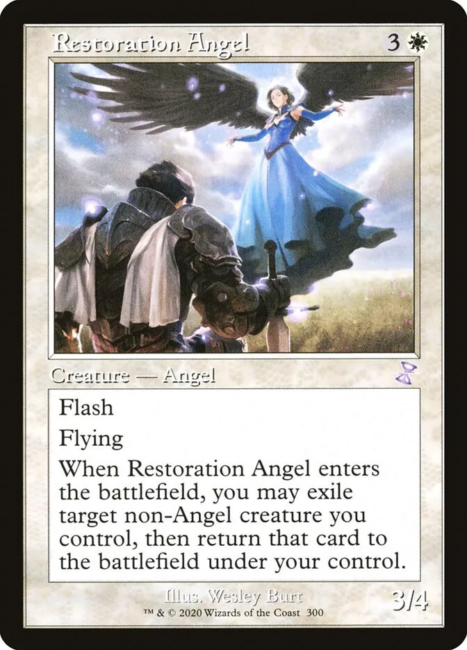 2021 Time Spiral Remastered Restoration Angel special #300 special card image
