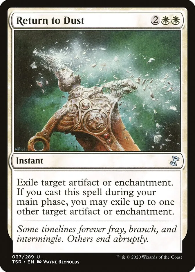 2021 Time Spiral Remastered Return to Dust uncommon #37 uncommon card image