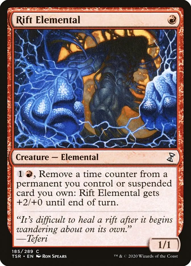 2021 Time Spiral Remastered Rift Elemental common #185 common card image