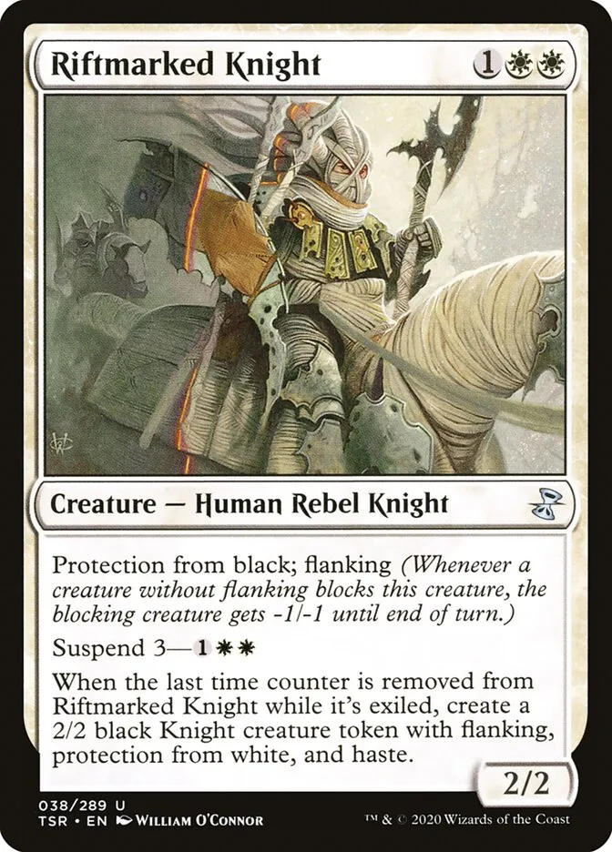 2021 Time Spiral Remastered Riftmarked Knight uncommon #38 uncommon card image