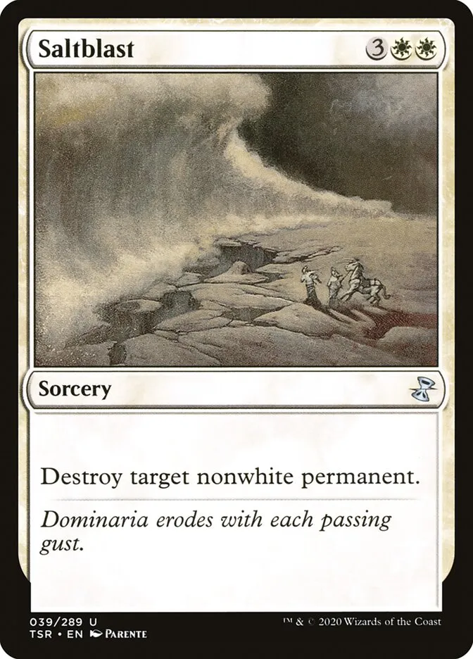 2021 Time Spiral Remastered Saltblast uncommon #39 uncommon card image