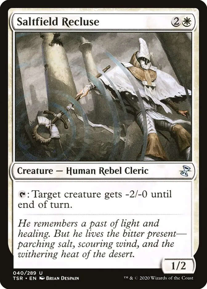 2021 Time Spiral Remastered Saltfield Recluse uncommon #40 uncommon card image