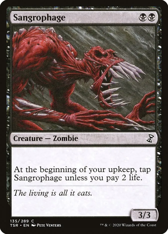 2021 Time Spiral Remastered Sangrophage #135 common card image