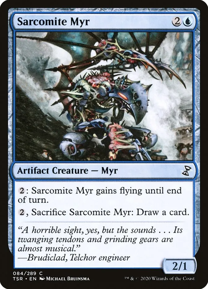 2021 Time Spiral Remastered Sarcomite Myr #84 common card image