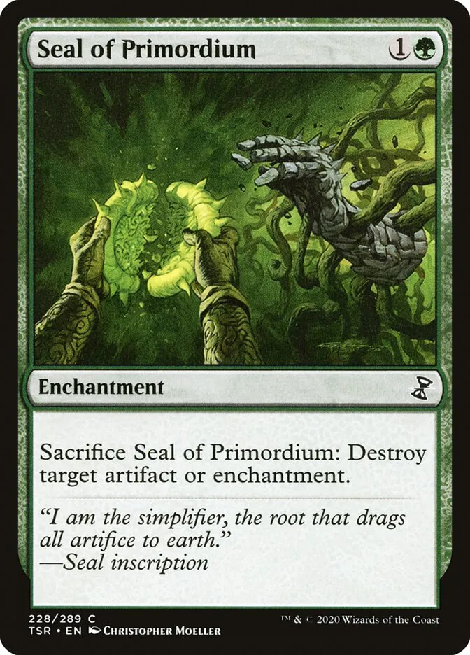 2021 Time Spiral Remastered Seal of Primordium #228 common card image