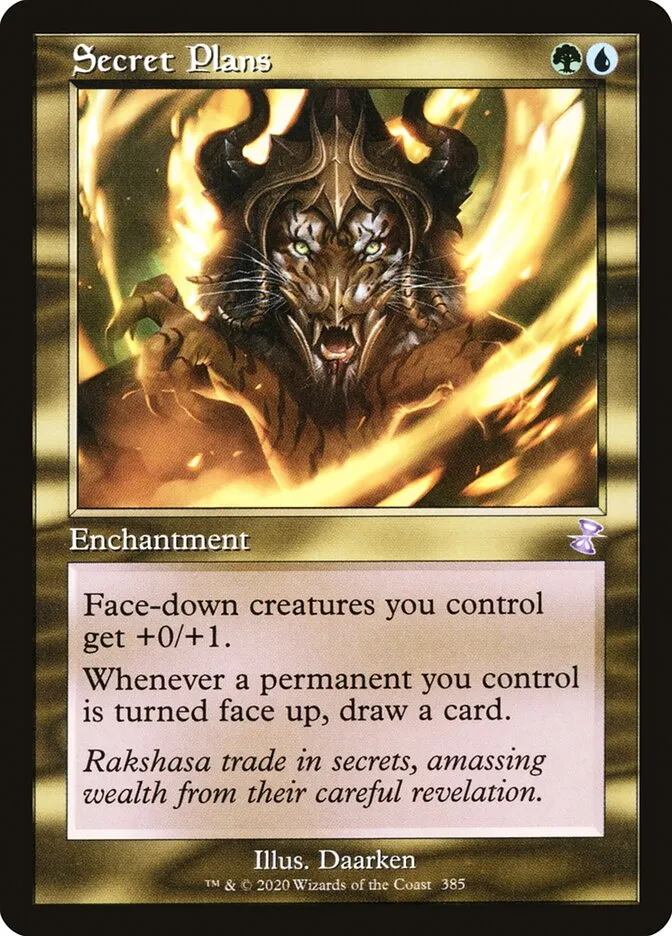 2021 Time Spiral Remastered Secret Plans #385 special card image