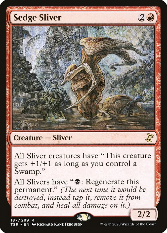 2021 Time Spiral Remastered Sedge Sliver rare #187 rare card image